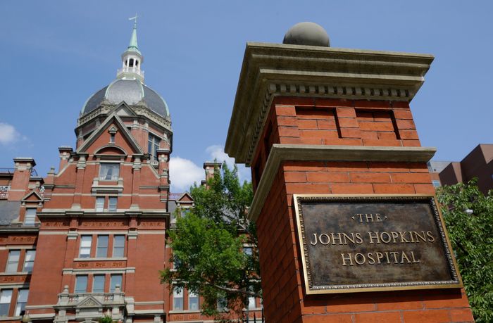 Johns Hopkins University in Baltimore. PHOTO: PATRICK SEMANSKY/ASSOCIATED PRESS