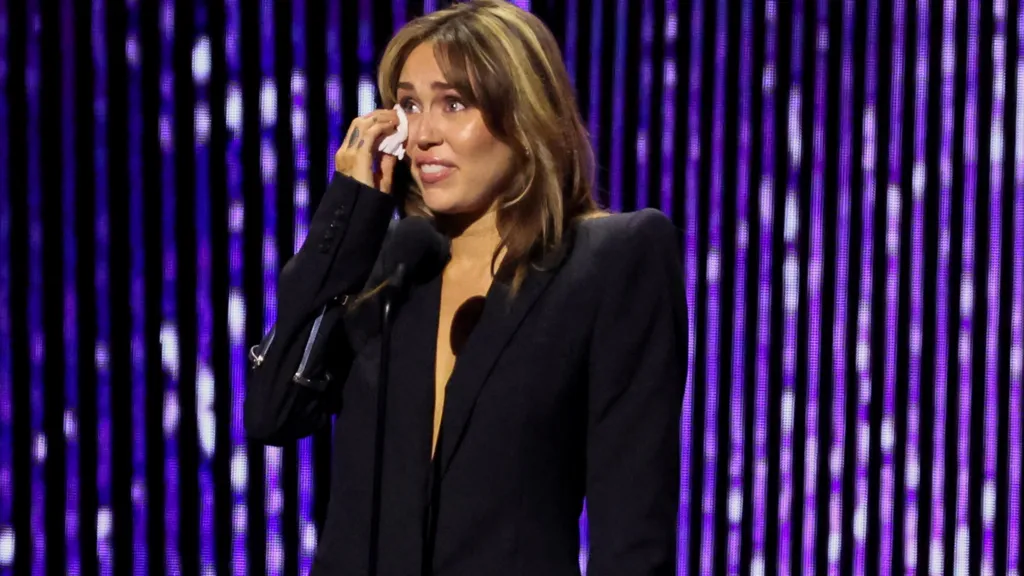 Reuters / Miley Cyrus became emotional speaking of how proud she was to be Hannah Montana