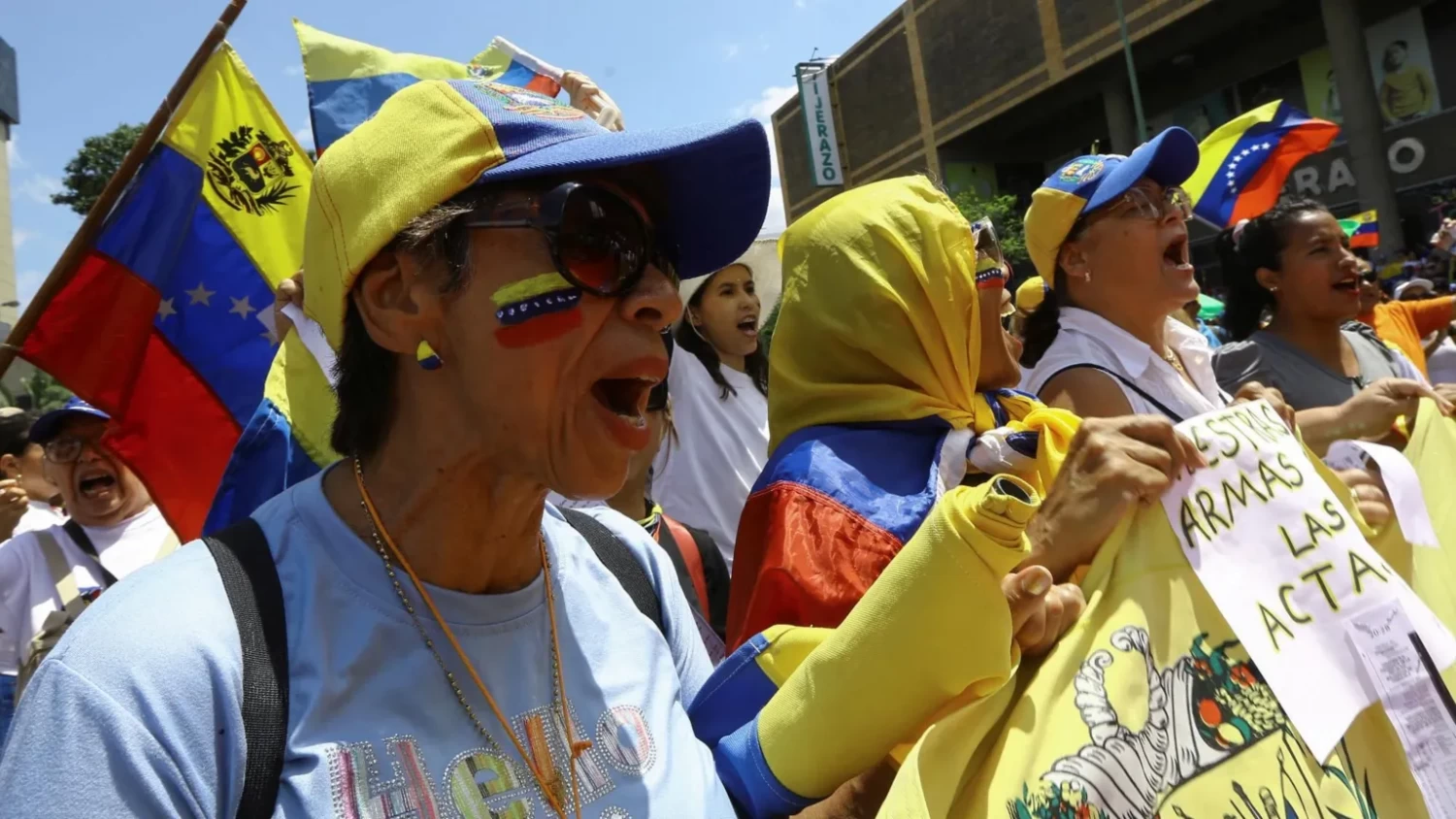 Protests across Venezuela as election dispute goes on