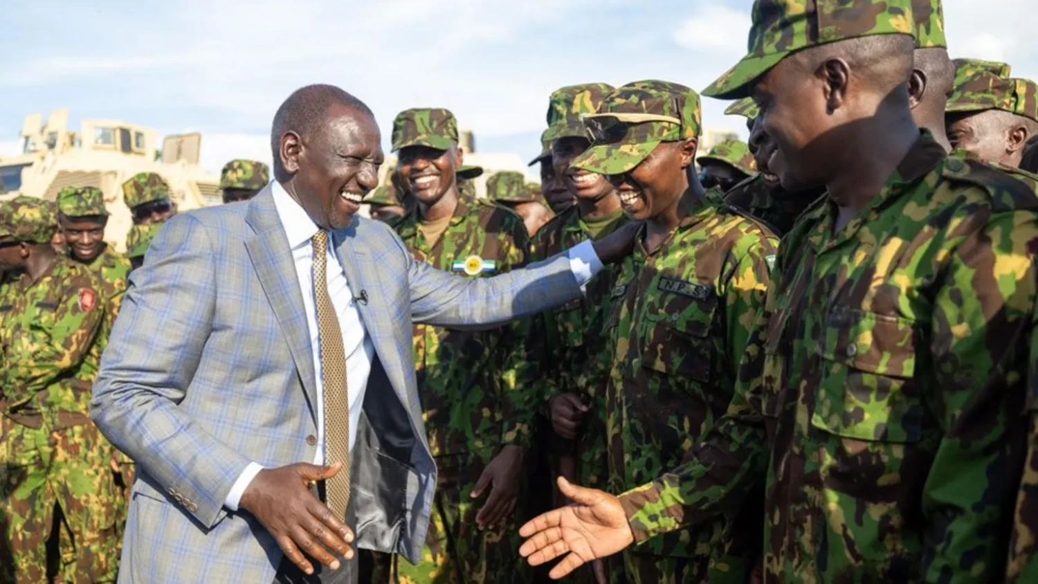 @WilliamsRuto President William Ruto also promised the Kenyan police officers deployed to Haiti that he would try to get them better equipment