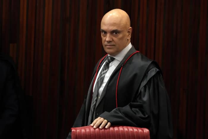 Supreme Court Justice Alexandre de Moraes. PHOTO: ERALDO PERES/ASSOCIATED PRESS