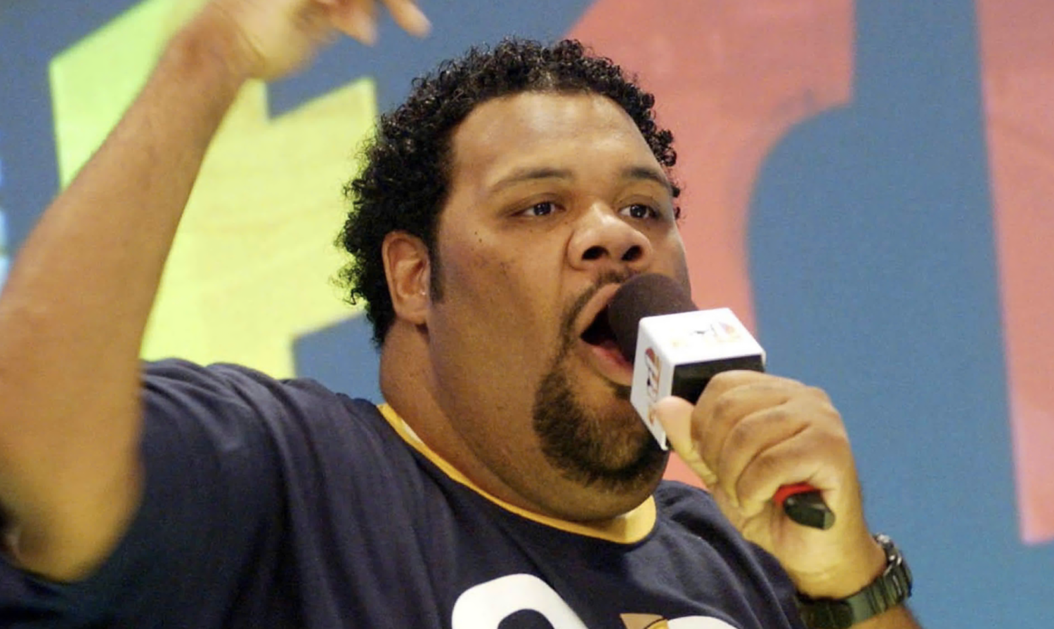 View image in fullscreen Fatman Scoop in 2003. Photograph: Anthony Harvey/PA