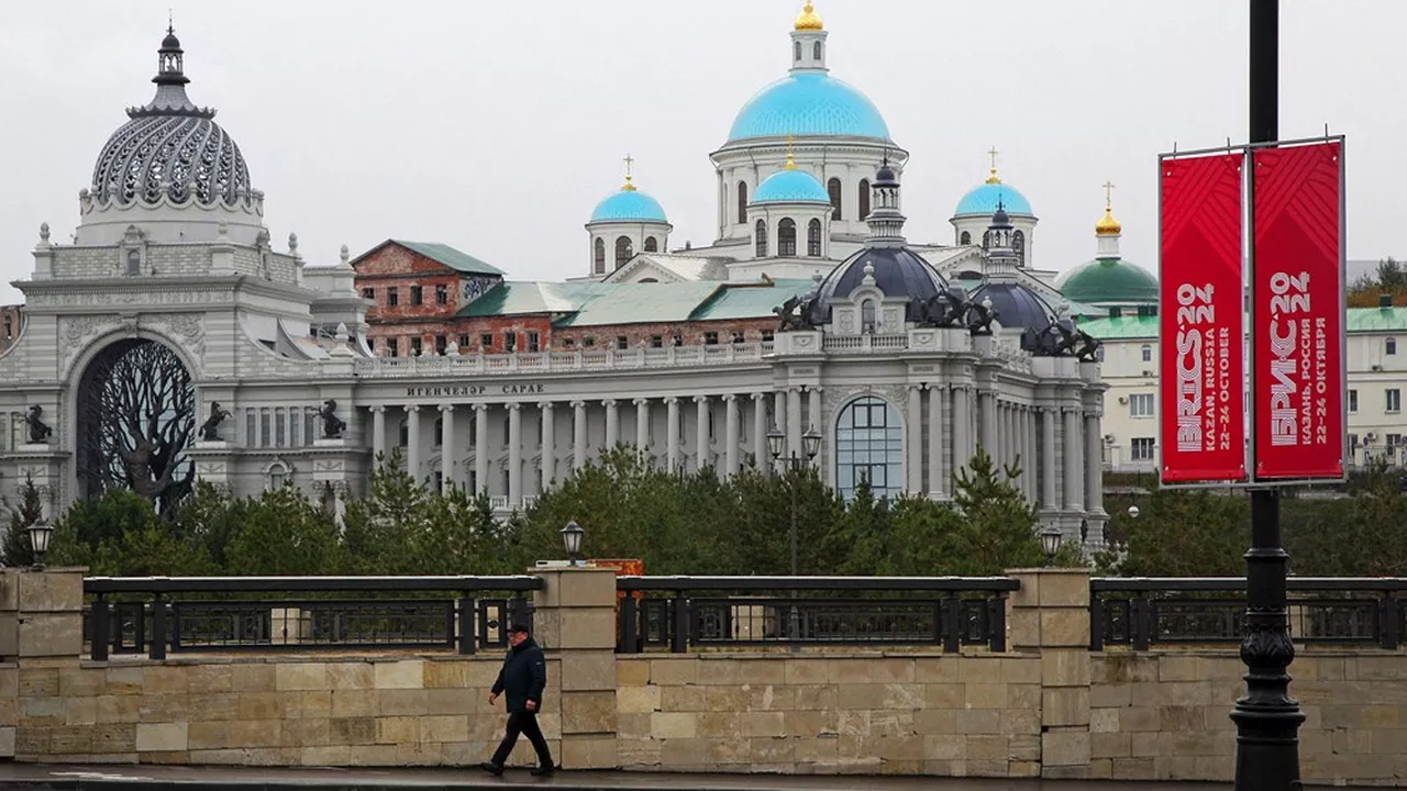 La ville de Kazan, en Russie, accueille pendant deux jours le sommet du groupe des BRICS pour renforcer leurs relations. (Alexey Nasyrov/Reuters)