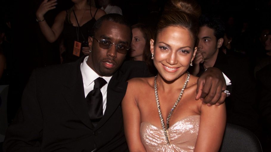 Sean 'Puffy' Combs with Jennifer Lopez in the audience at the 1st Annual Latin Grammy Awards broadcast on Wednesday, September 13, 2000 at the Staples Center in Los Angeles, CA. Kevin Winter/ImageDirect