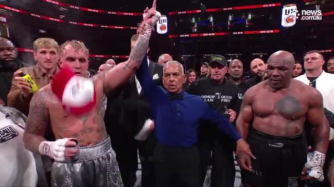 World reacts as Jake Paul beats Mike Tyson﻿