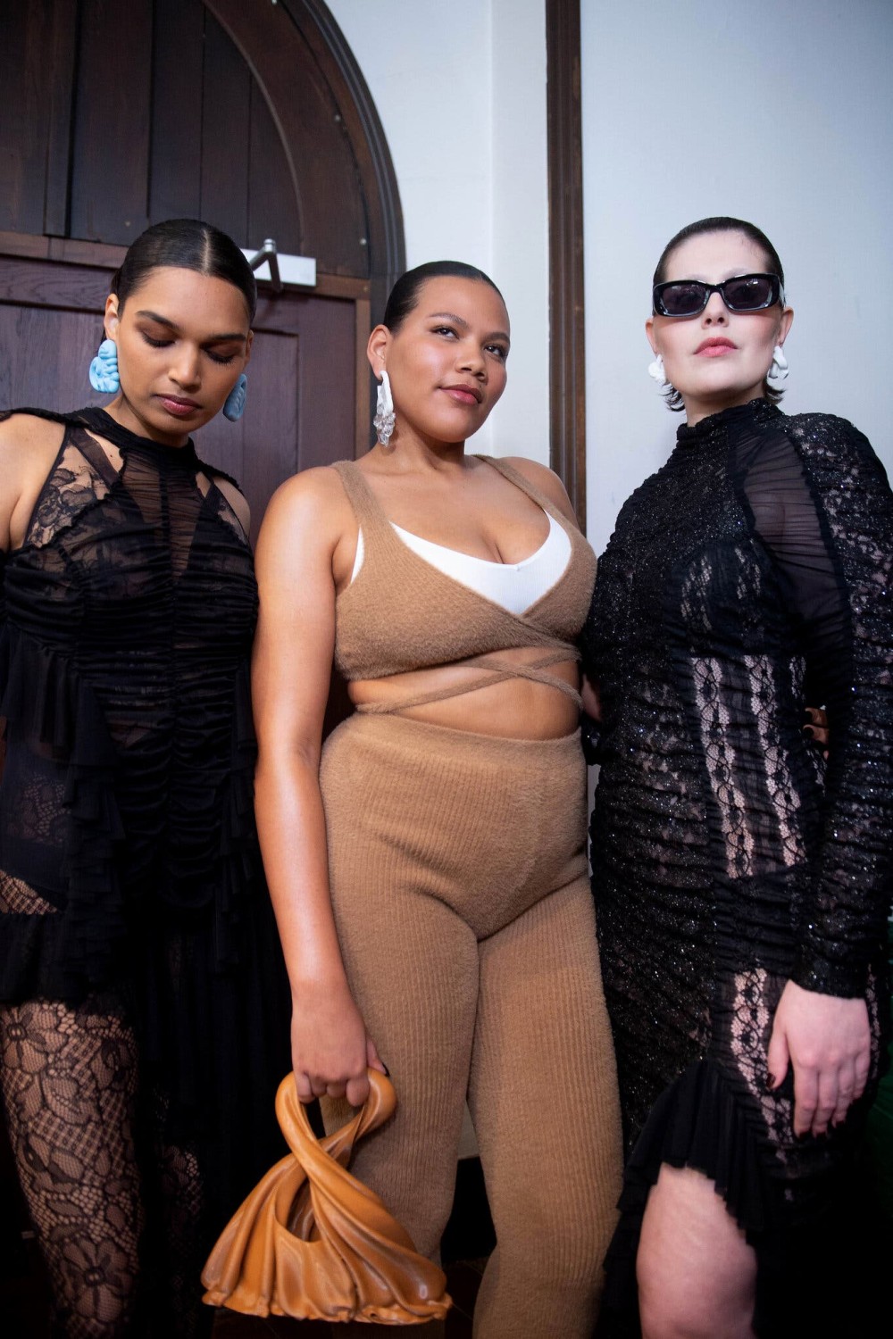 In Paris, in March 2023, models posed backstage at the Ester Manas show, which celebrates women of all shapes.Credit...Kay-Paris Fernandes/Getty Images