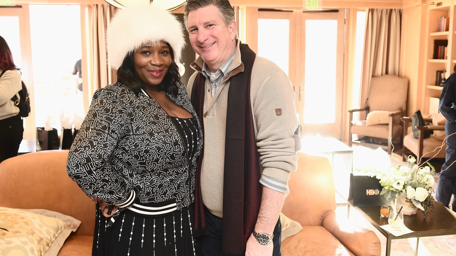 Bevy Smith (L) and Steve Mensch attend Cocktails With Bevy Sundance 2019 at Tupelo on January 26, 2019 in Park City, Utah.   ILYA S. SAVENOK/GETTY IMAGES