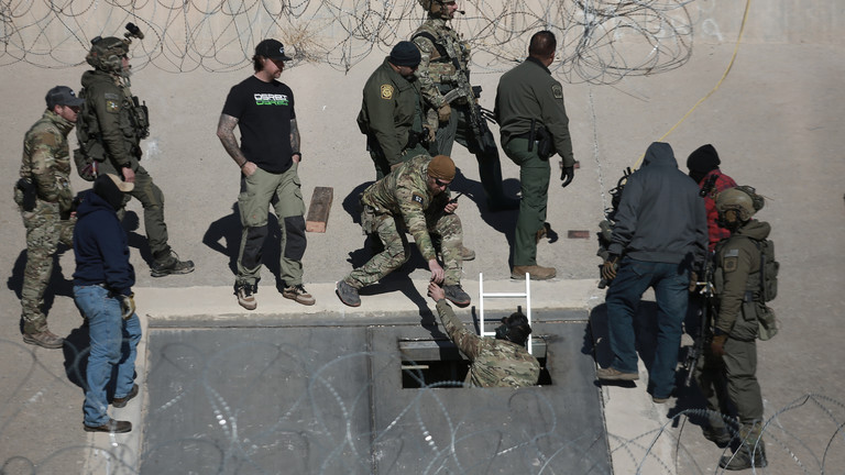 Binational operation dismantles human trafficking tunnel in Ciudad Juarez, Mexico on January 10, 2025. ©  Christian Torres/Anadolu via Getty Images