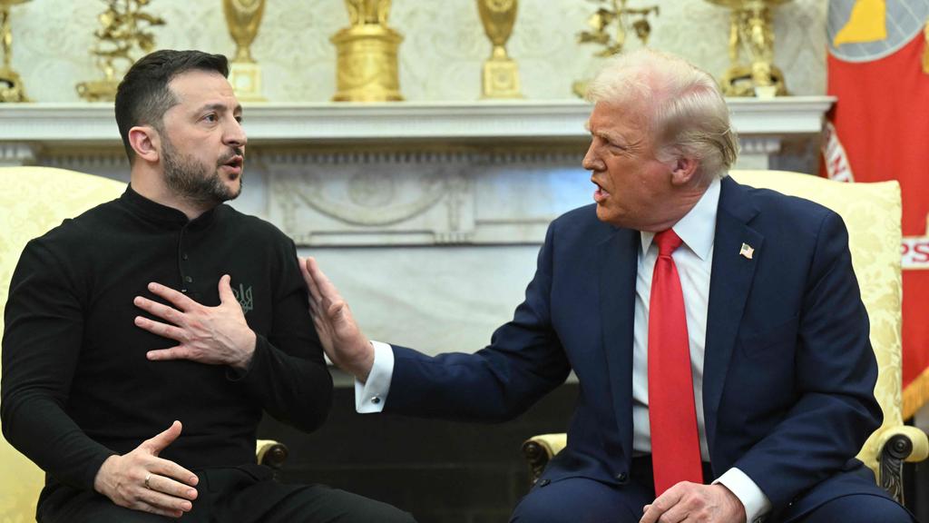 Wild scenes as Trump, Zelensky openly row