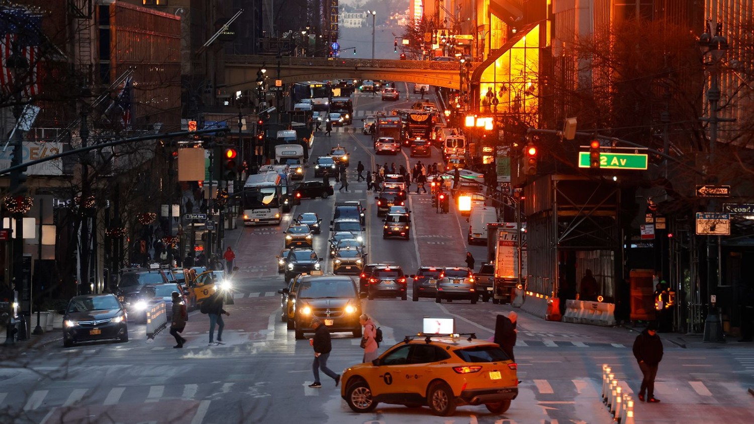 Fewer cars but more pedestrians: How NYC’s congestion pricing program is faring so far