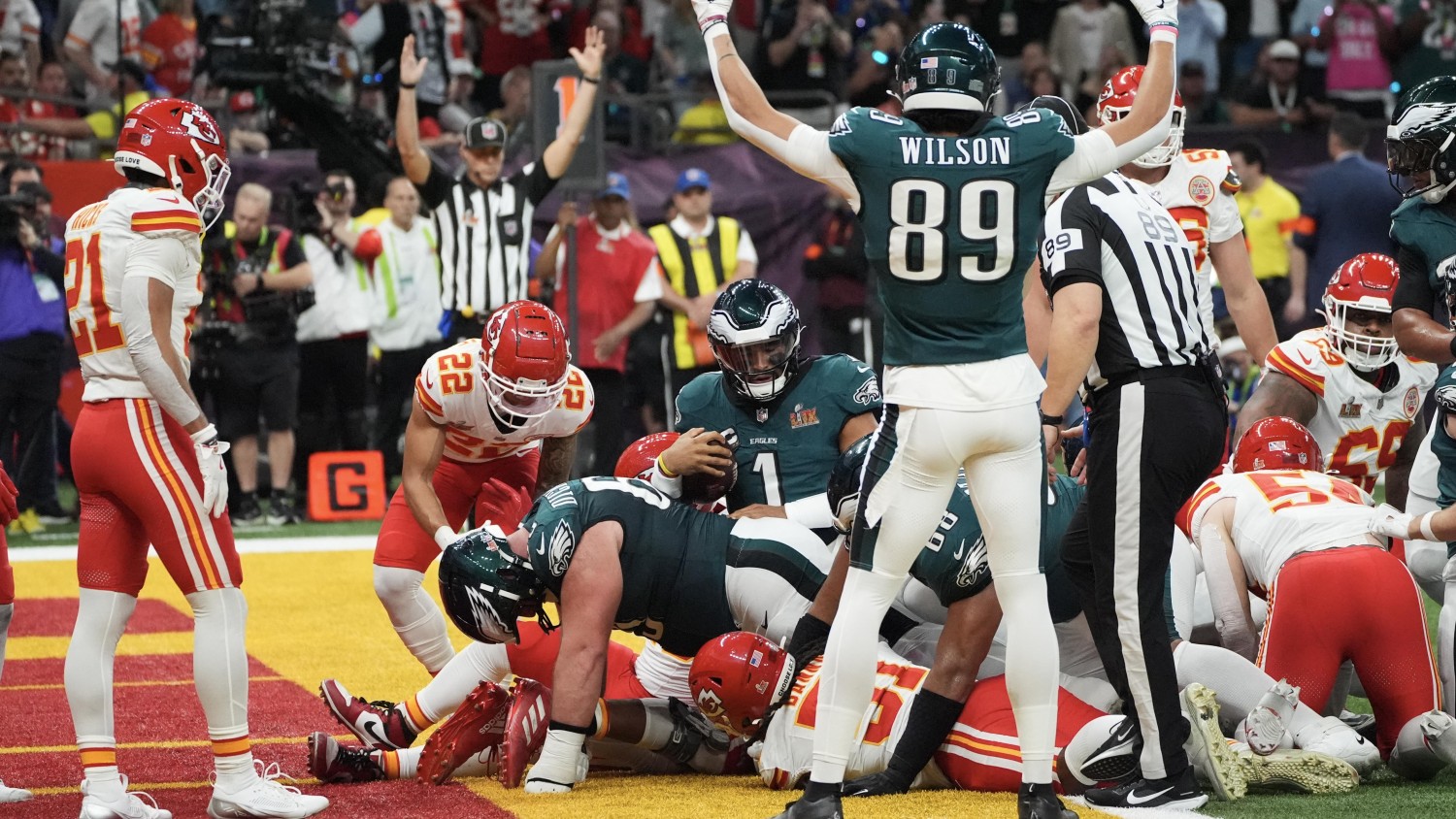 Super Bowl : les Eagles aux commandes après le 1er quart