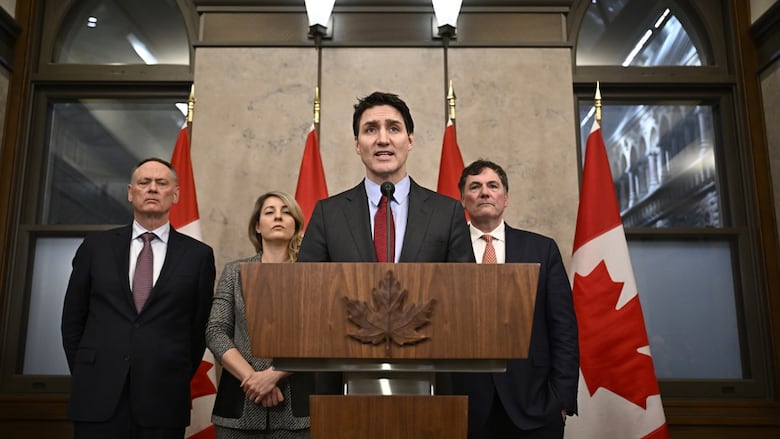 Trudeau hits back at the U.S. with big tariffs after Trump launches a trade war