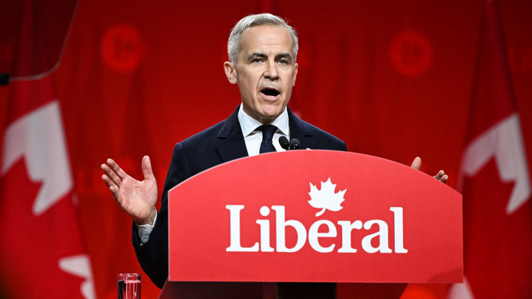 Mark Carney, the newly elected leader of the Liberal Party of Canada, Ottawa, Ontario, March 9, 2025 ©  NurPhoto / Getty Images