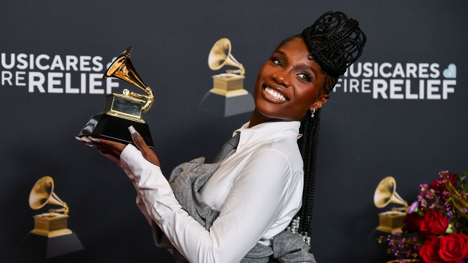 Doechii at the 2025 Grammy Awards in Los Angeles.  Richard Shotwell/Invision/AP