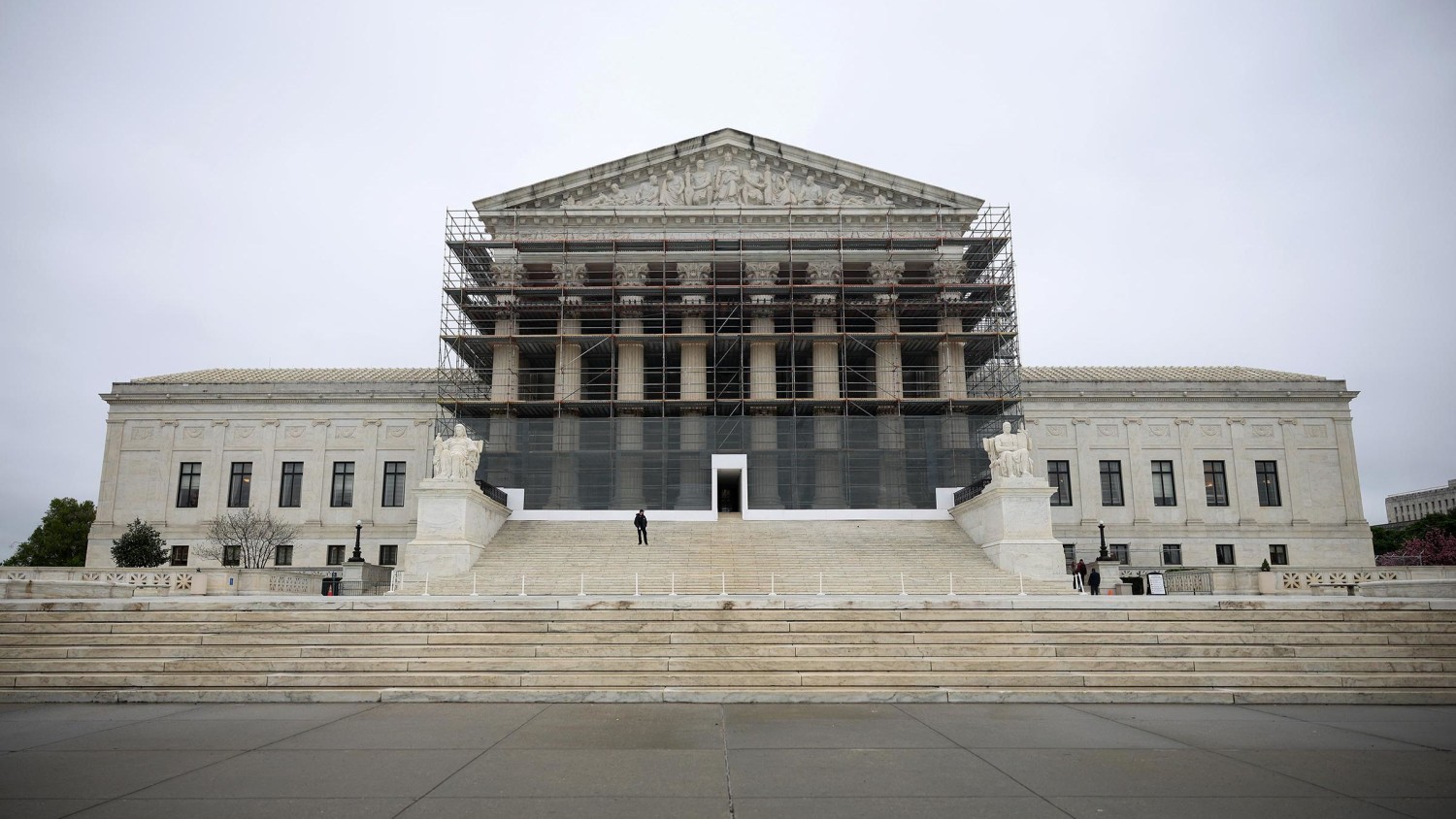 The US Supreme Court is seen on April 7 in Washington, DC.  Kayla Bartkowski/Getty Images