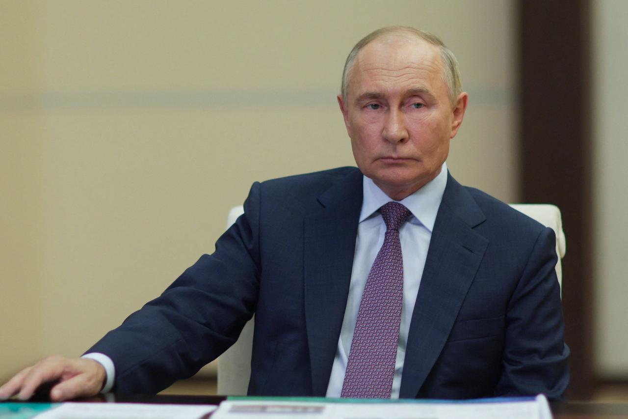 Vladimir Poutine, le 14 août 2024, sur une photo prise par l’agence d’État Sputnik. Photo GAVRIIL GRIGOROV/Sputnik/AFP