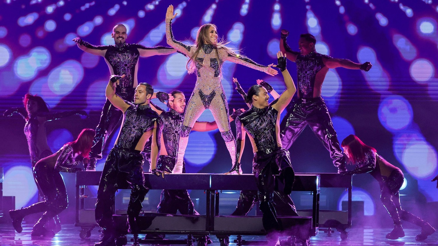 Jennifer Lopez opening the American Music Awards felt like a preview of her forthcoming Las Vegas residency