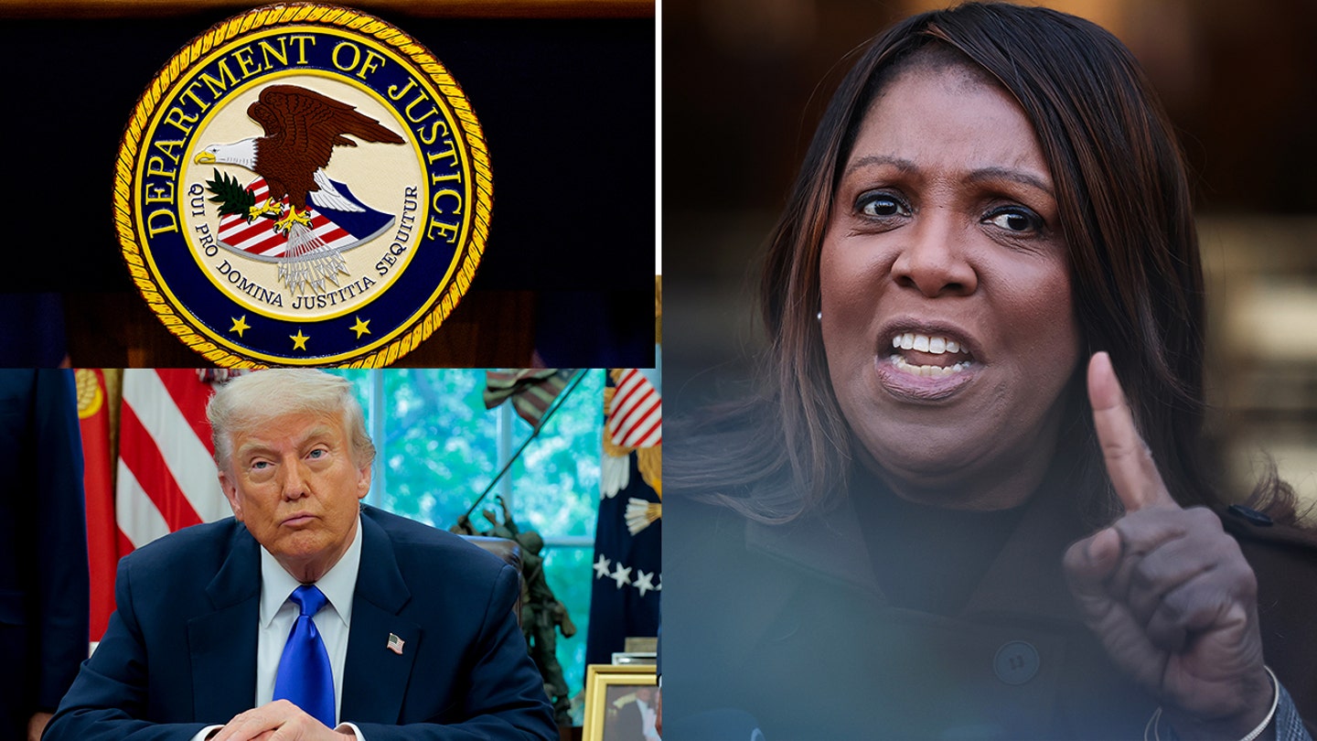 COLLECTING EVIDENCE: Justice Department launches criminal investigation into New York AG Letitia James﻿