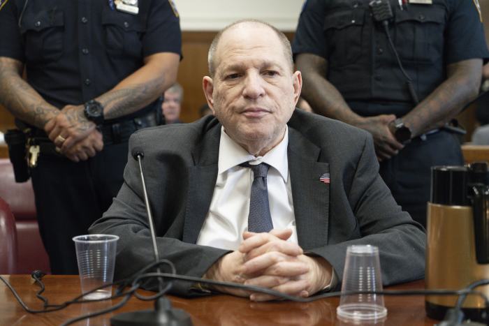 Former film producer Harvey Weinstein at Manhattan Criminal Court recently. Photo: Steven Hirsch/Press Pool