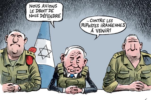 Dessin de Chappatte paru dans Le Temps, Genève