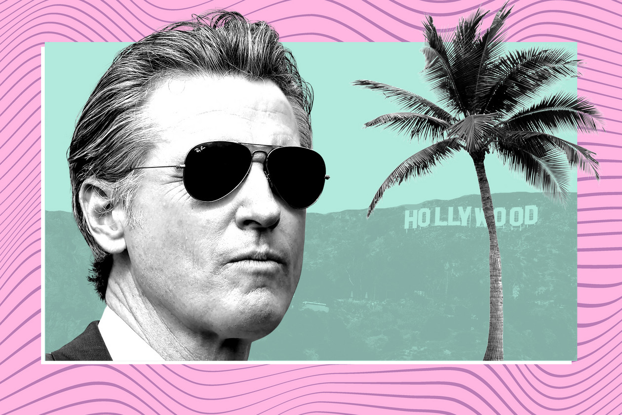 Gavin Newsom confronts his Hollywood problem