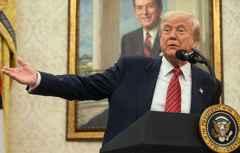 Photo: Jim Watson Agence France-Presse Le président américain Donald Trump à la Maison Blanche à Washington, DC, le 7 mai 2025