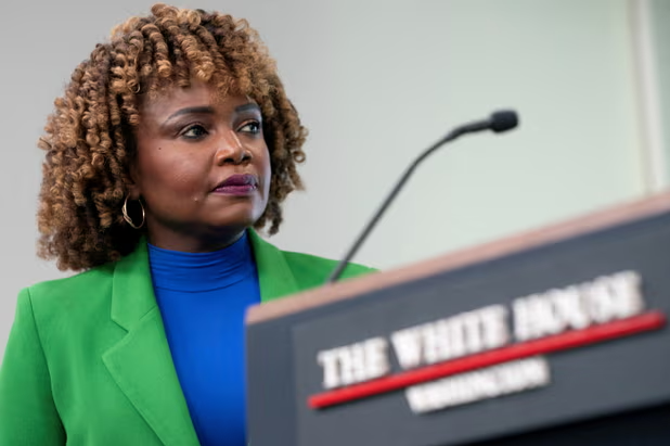 Karine Jean-Pierre, Biden’s former press secretary, leaves Democratic party