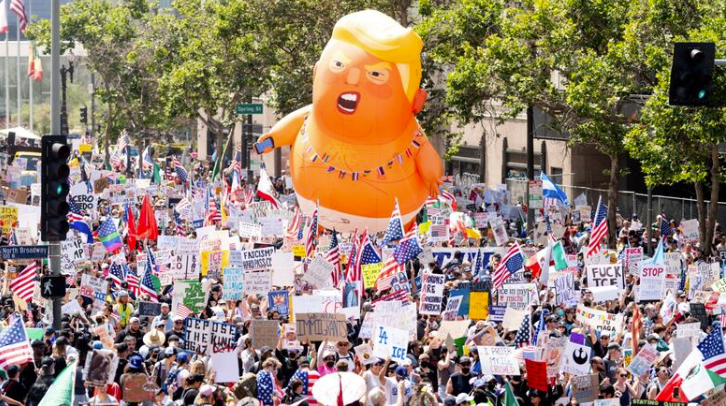Trump protests sweep across U.S. ahead of Saturday's military parade