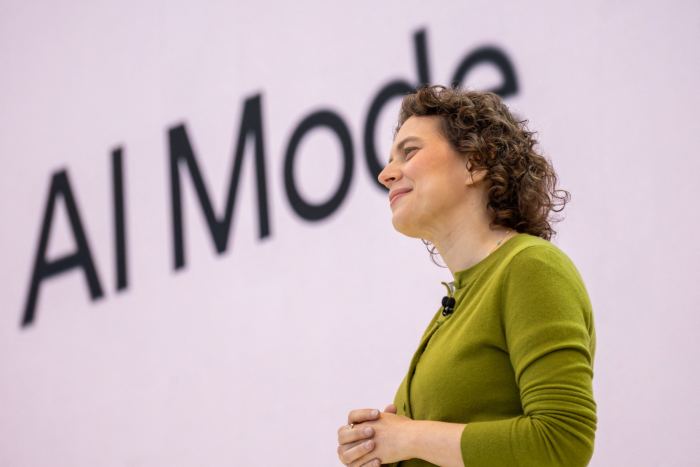 Liz Reid is head of Search at Google. Photo: camille cohen/Agence France-Presse/Getty Images