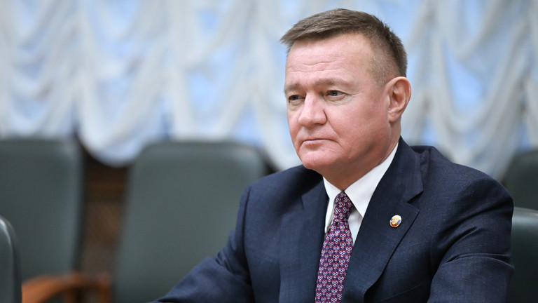 Minister of Transport of the Russian Federation Roman Starovoit. ©  Sputnik/Pelagia Tikhonova