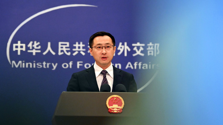 Chinese Foreign Ministry spokesperson Lin Jian. ©  Johannes Neudecker/Getty Images