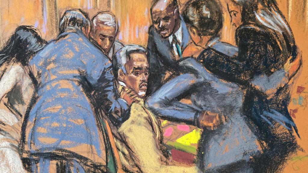 Watch: BBC reporter inside court as Diddy jury reaches partial verdict