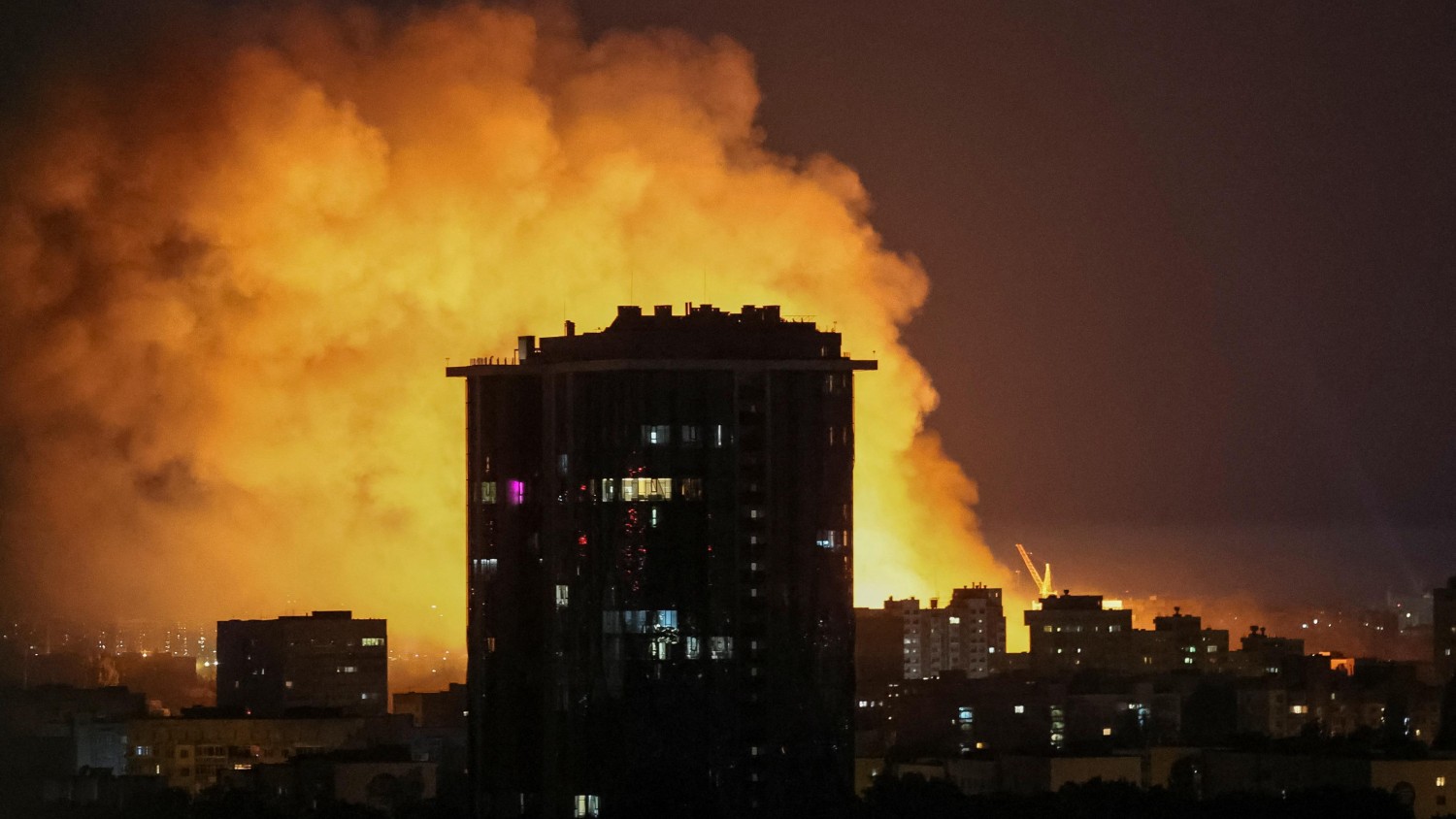 Au total, 539 drones ont été lancés sur l'Ukraine dans la nuit de jeudi à vendredi. PHOTO : REUTERS / GLEB GARANICH
