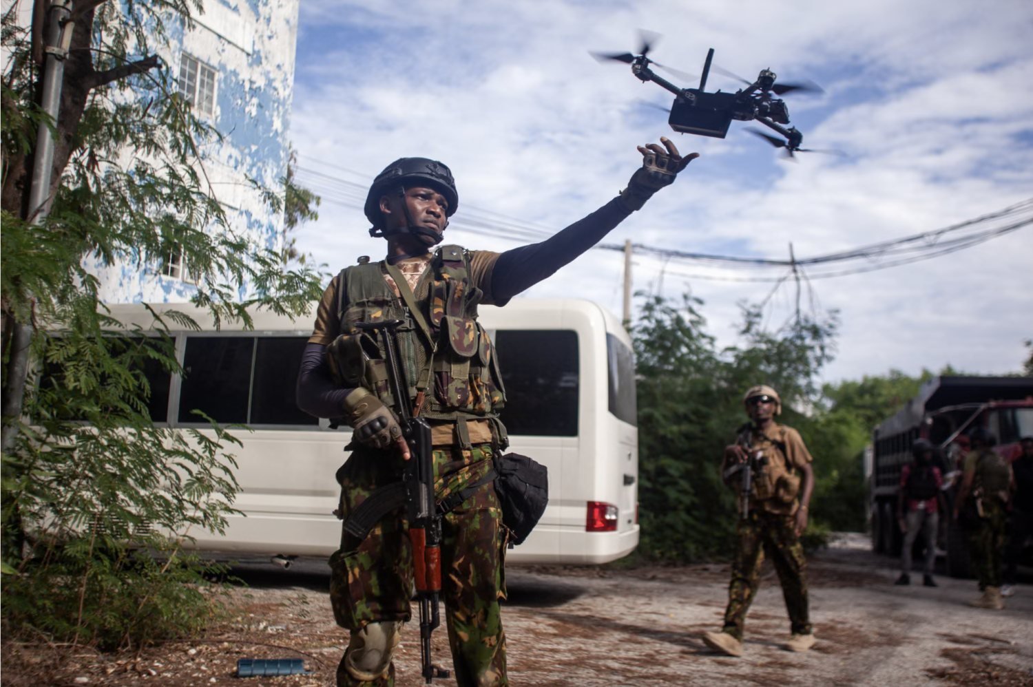 ‘The ground shook’: drone attacks help Haitian government wrest control of capital from criminal gangs