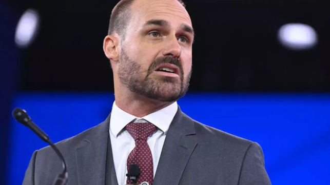 Bolsonaro’s son, known as Number 3, pushes for US pressure on Brazil