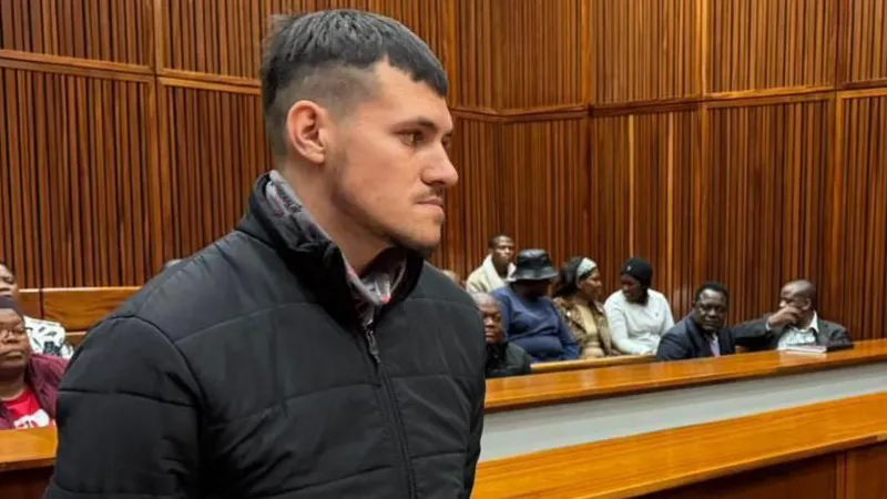 Nomsa Maseko / BBC Adrian de Wet says he was under duress to feed the two women to pigs