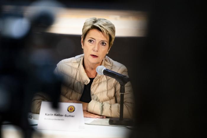 President Karin Keller-Sutter and Swiss officials believed they were on the verge of securing a favorable deal with the U.S. Photo: bott/epa-efe/shutterstock/Shutterstock