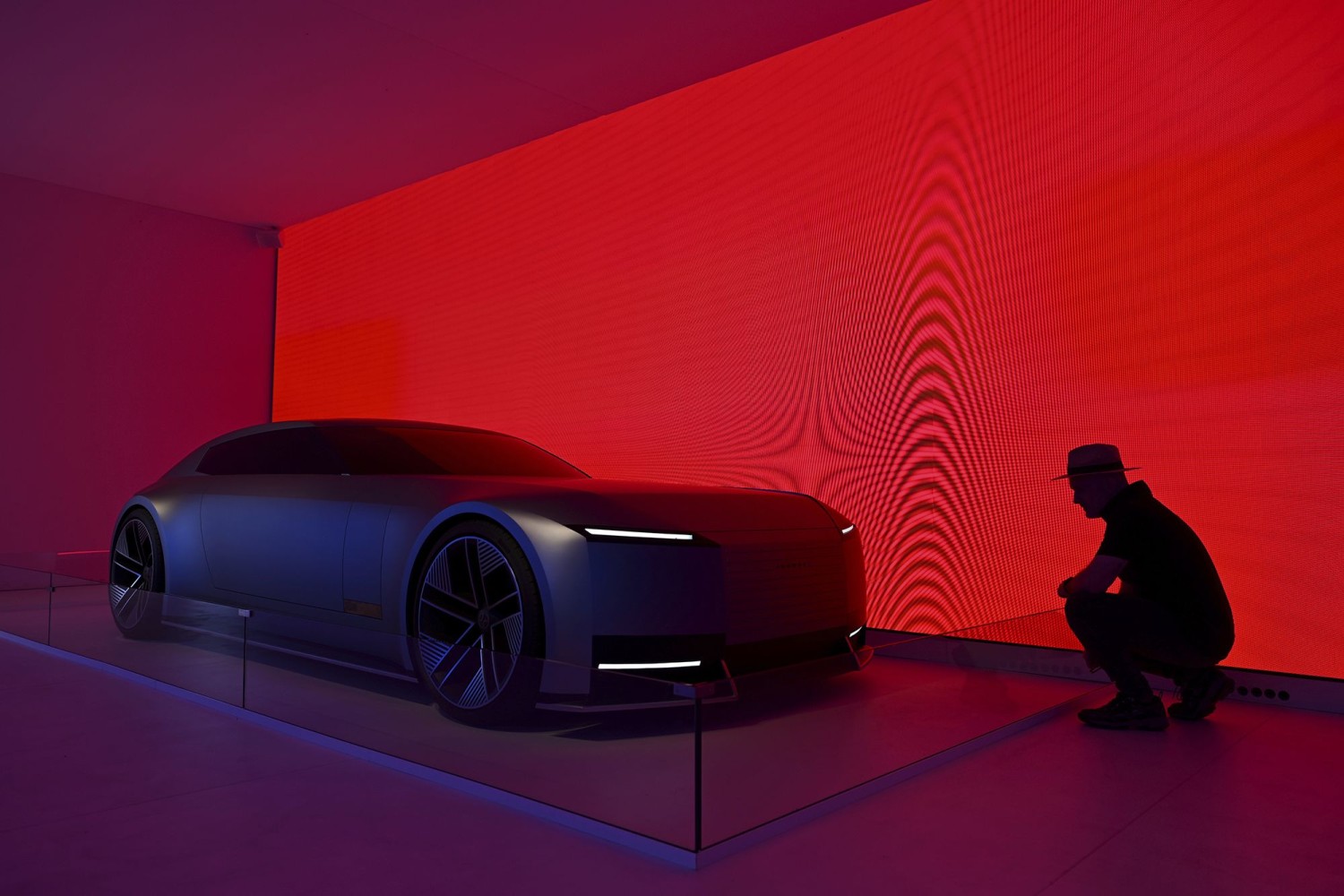 The Jaguar Type 00 design concept car at the Goodwood Festival of Speed in West Sussex, England.  Jas Lehal/Press Association/AP