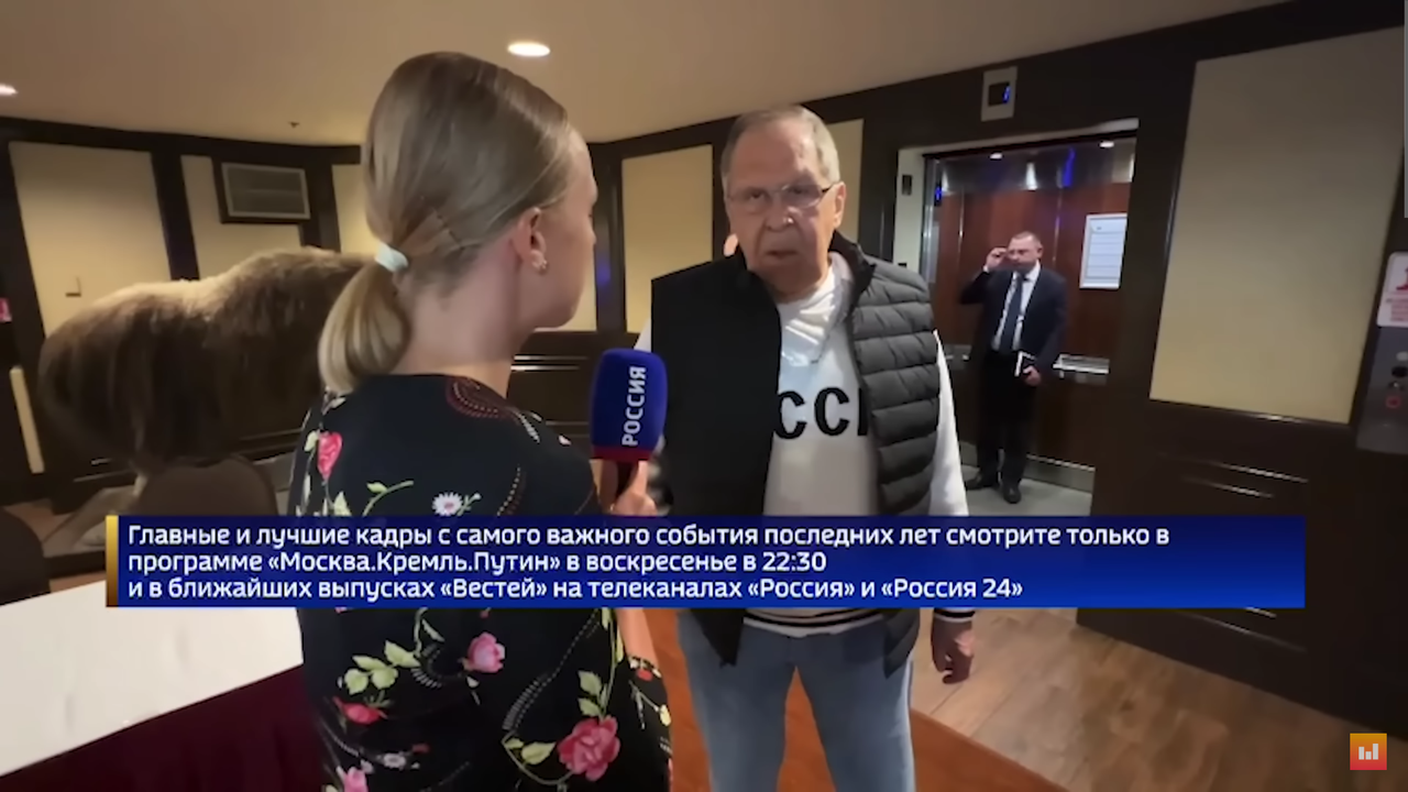 Capture d’écran issue de la chaîne YouTube du média indépendant russe “Govorit NeMoskva”. YOUTUBE/GOVOTIT NEMOSKVA