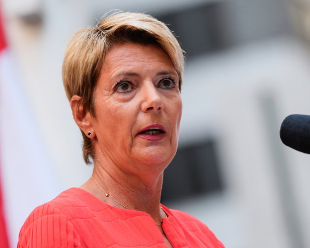 Keller-Sutter’s phone call with Trump ‘was not a success’, a Swiss government source said. Photograph: Julia Nikhinson/AP