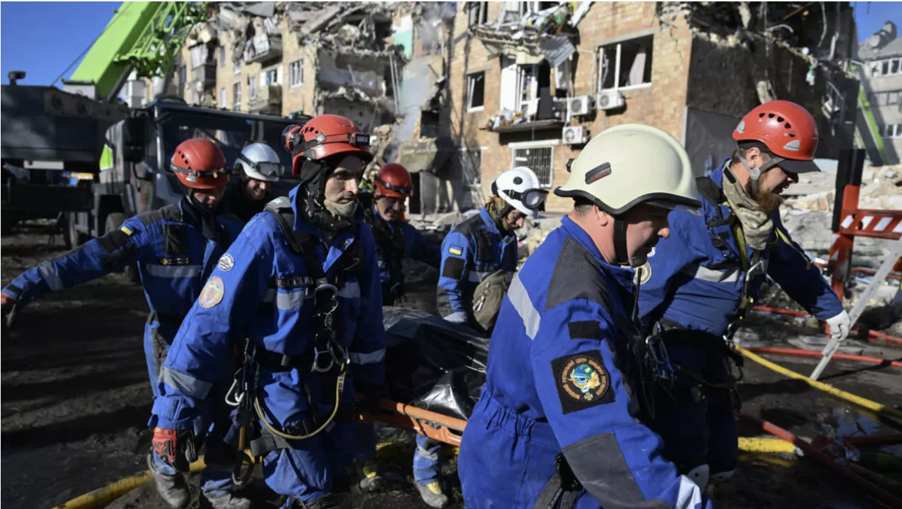 Deadly Russian strikes pound Ukraine’s capital Kyiv overnight