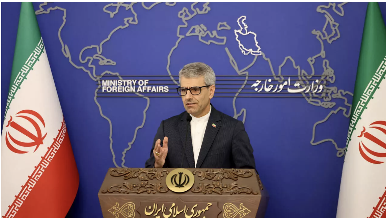 File photo of Iranian Foreign Ministry spokesman Esmaeil Baghaei taken in Tehran on October 28, 2024. © Atta Kenare, AFP