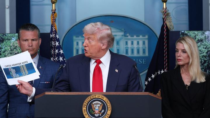 'LIBERATED' Trump federalizes Metro Police, deploys National Guard to take on Washington crime