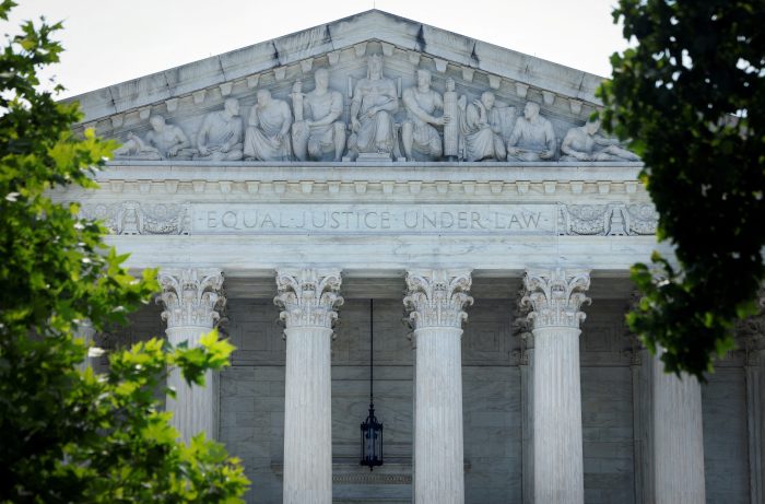 The U.S. Supreme Court building in Washington PHOTO: EVELYN HOCKSTEIN/REUTERS