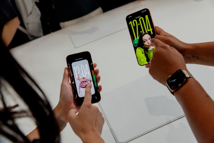 Apple unveiled its iPhone 17 line on Tuesday. Photo: Poppy Lynch for WSJ