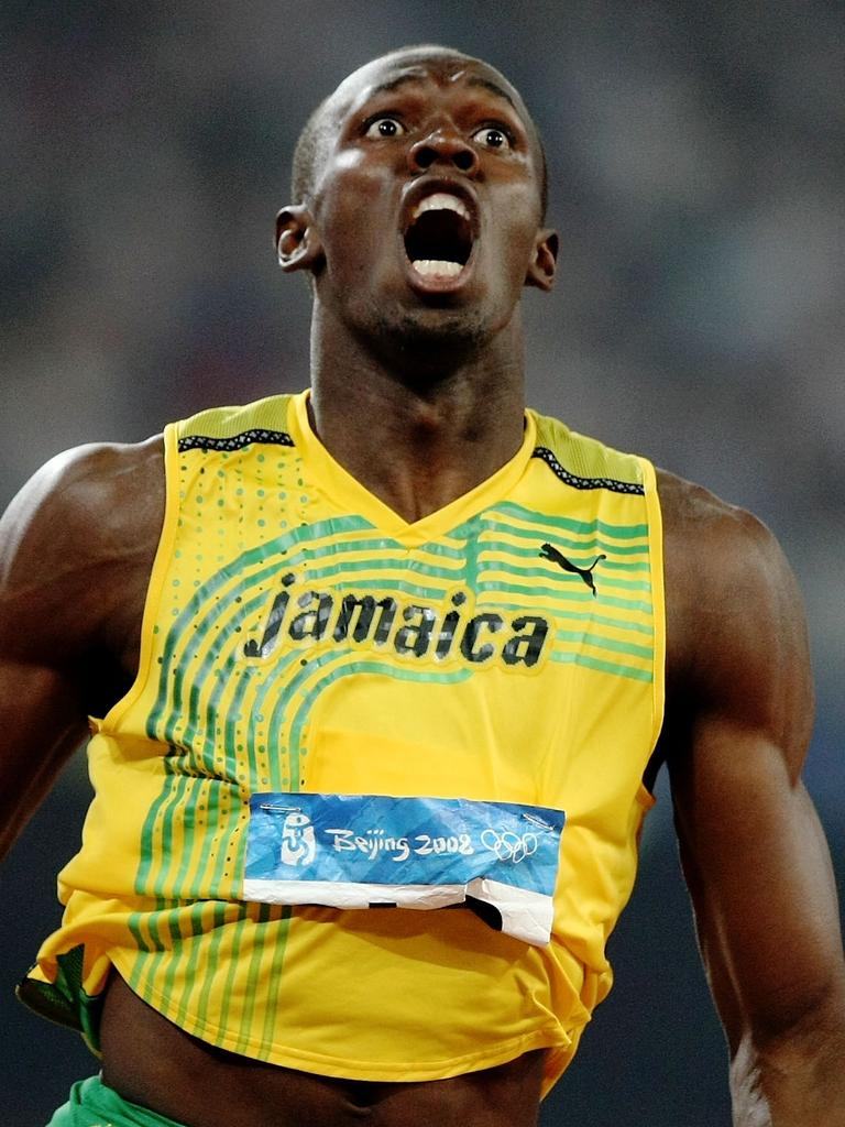 Usain Bolt can barely climb flight of stairs