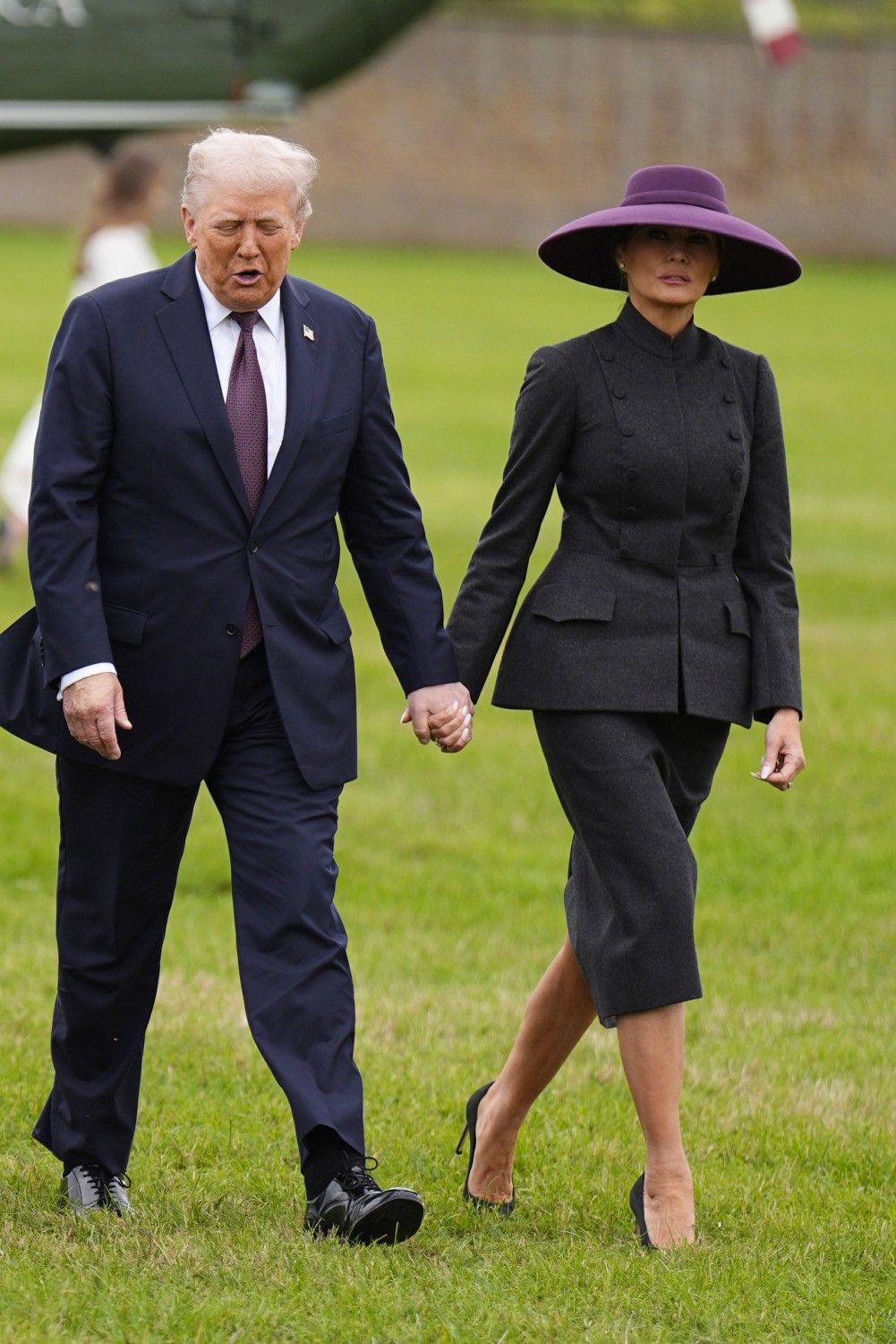 Melania Trump and Kate Middleton Match in Statement Hats and Fall-Ready Shades