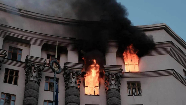 Russia denies targeting Ukrainian government building