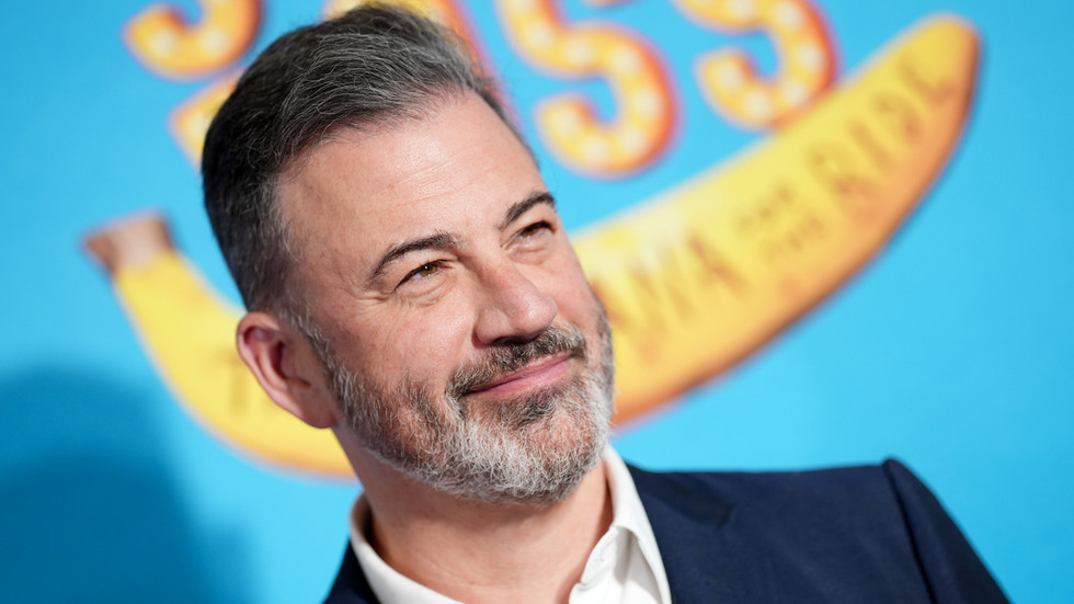 Jimmy Kimmel at a premiere at Nederlander Theatre on August 18, 2025 in New York. ©  John Nacion / Variety / Getty Images