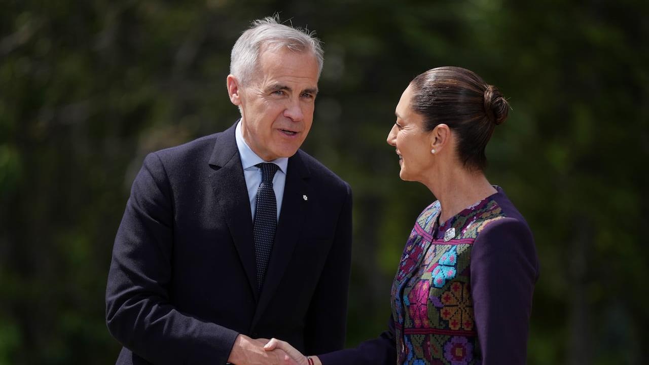 Mark Carney et Claudia Sheinbaum se sont rencontrés une première fois lors du sommet du G7 à Kananaskis, en Alberta, au mois de juin dernier. PHOTO : THE CANADIAN PRESS / DARRYL DYCK